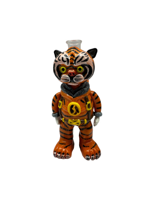 Shadow Glass Water Pipe Tiger Shape Bong Style