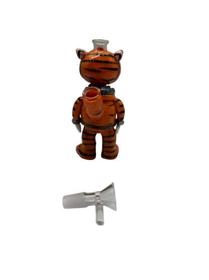 Shadow Glass Water Pipe Tiger Shape Bong Style