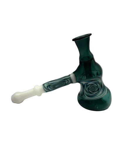 Jaime Duncan Handmade Blubbler Rig green/white