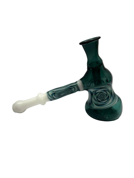 Jaime Duncan Handmade Blubbler Rig green/white