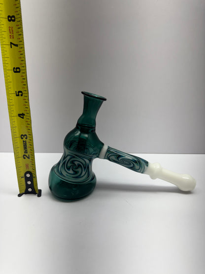 Jaime Duncan Handmade Blubbler Rig green/white