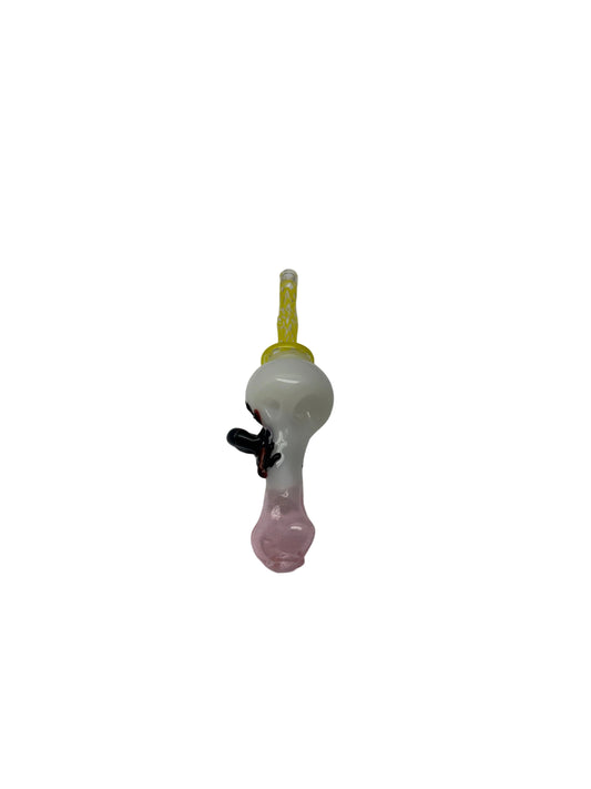 Jaime Duncan Handmade Nectar Collector white/pink
