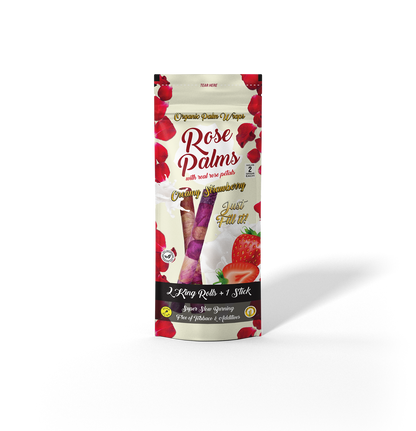 Rose Palms King Size Organic Pre-Rolled Rolls - Pack of 2