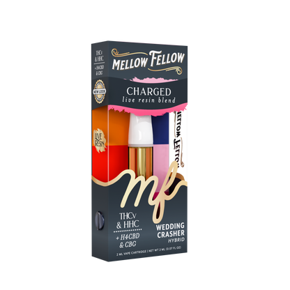 Mellow Fellow - Cartridge - 2ML - Live Resin - Charged Blend - Wedding Crasher