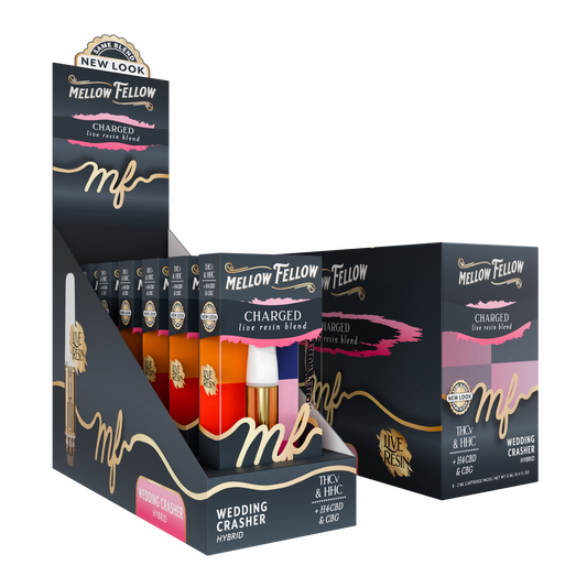Mellow Fellow - Cartridge - 2ML - Live Resin - Charged Blend - Wedding Crasher