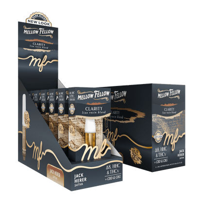 Mellow Fellow Live Resin Clarity Blend 2ML Cartridge Jack Herer