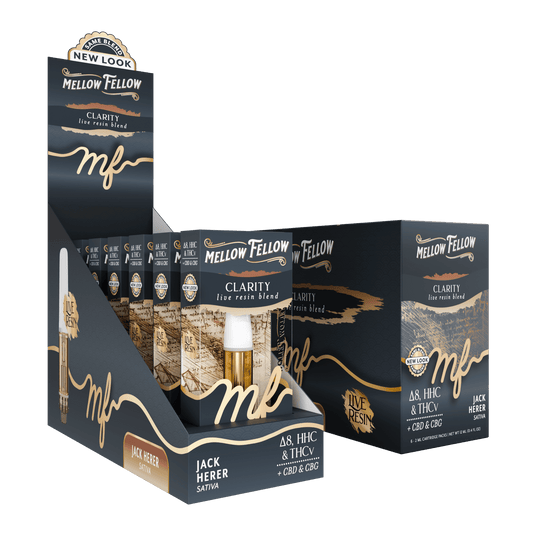 Mellow Fellow Live Resin Clarity Blend 2ML Cartridge Jack Herer