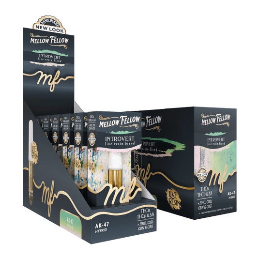Mellow Fellow - Cartridge - 2ML - Live Resin - Introvert Blend - AK47