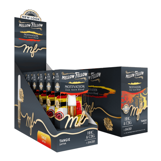 Mellow Fellow - Cartridge - 2ML - Live Resin - Motivation Blend - Tangie