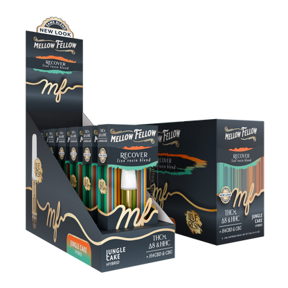 Mellow Fellow Live Resin Recover Blend 2ML Cartridge Jungle Cake