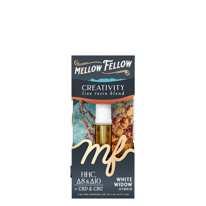 Mellow Fellow Live Resin Creativity Blend 2ML Cartridge White Widow