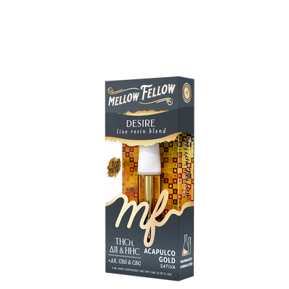 Mellow Fellow Live Resin Desire Blend 2ML Cartridge Acapulco Gold