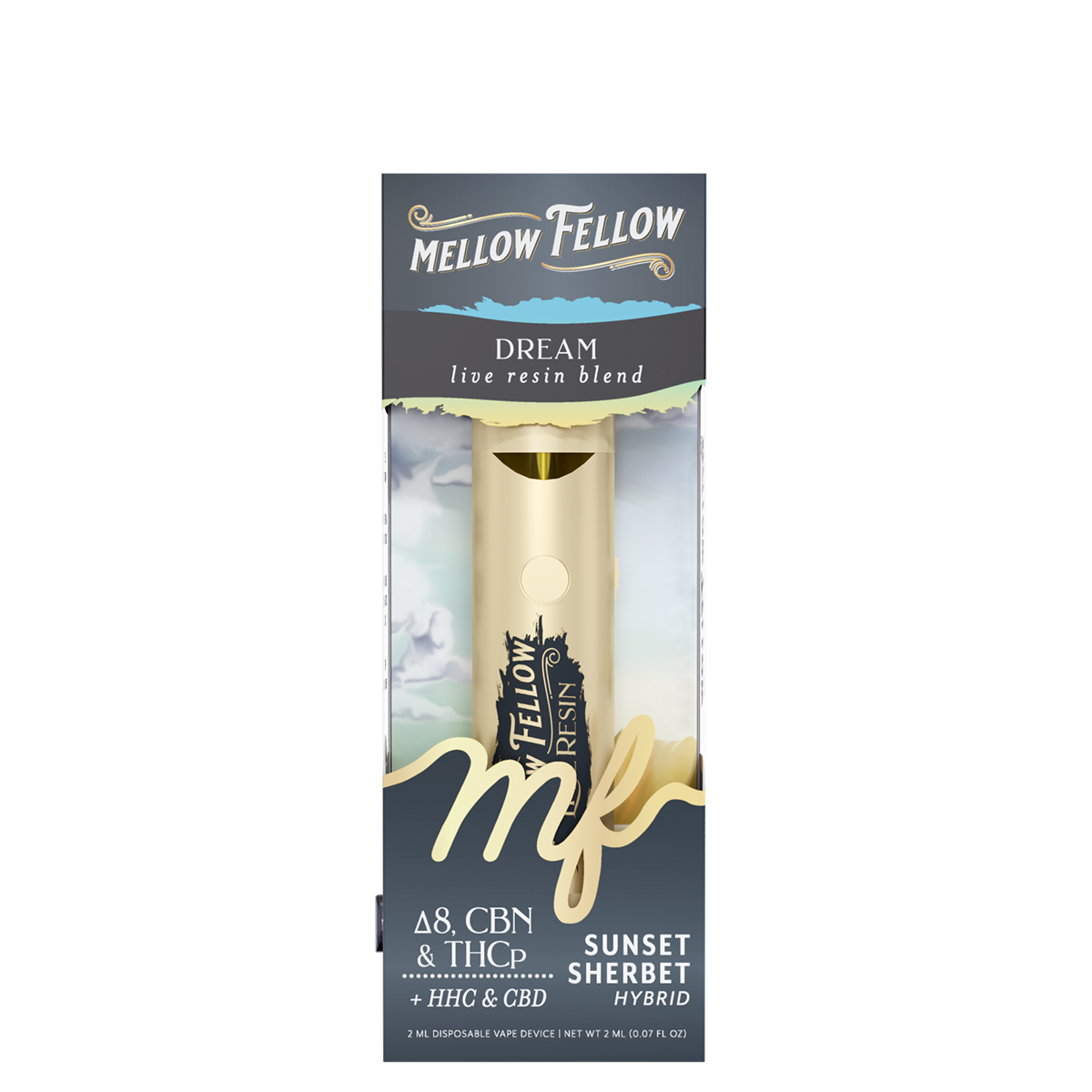 Mellow Fellow - Disposable - 2ML - Live Resin