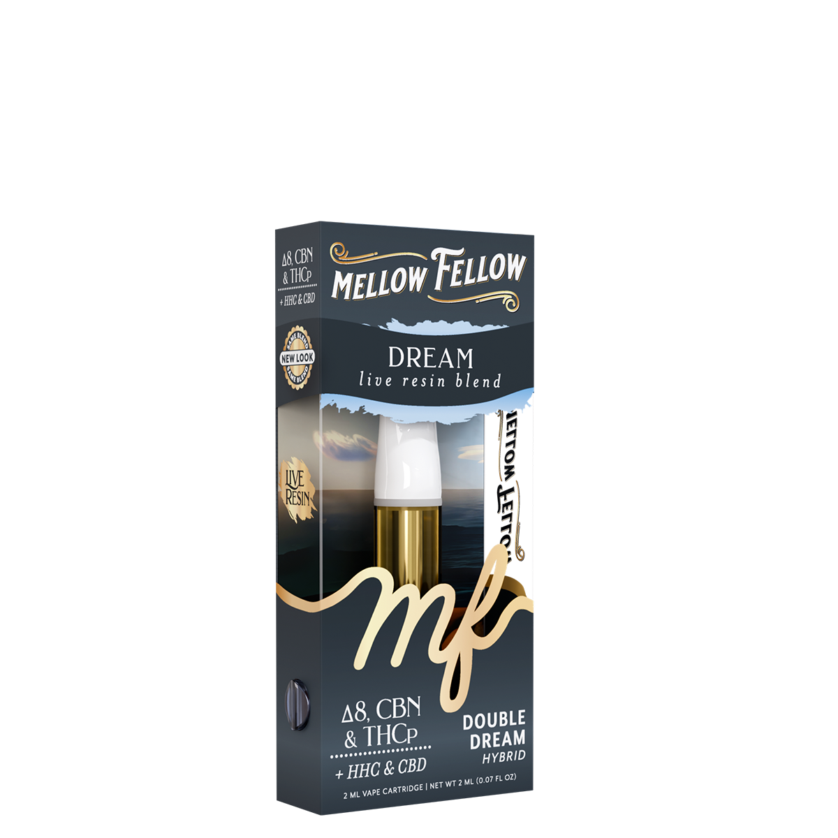 Mellow Fellow - Cartridge - 2ML - Live Resin - Dream Blend - Double Dream