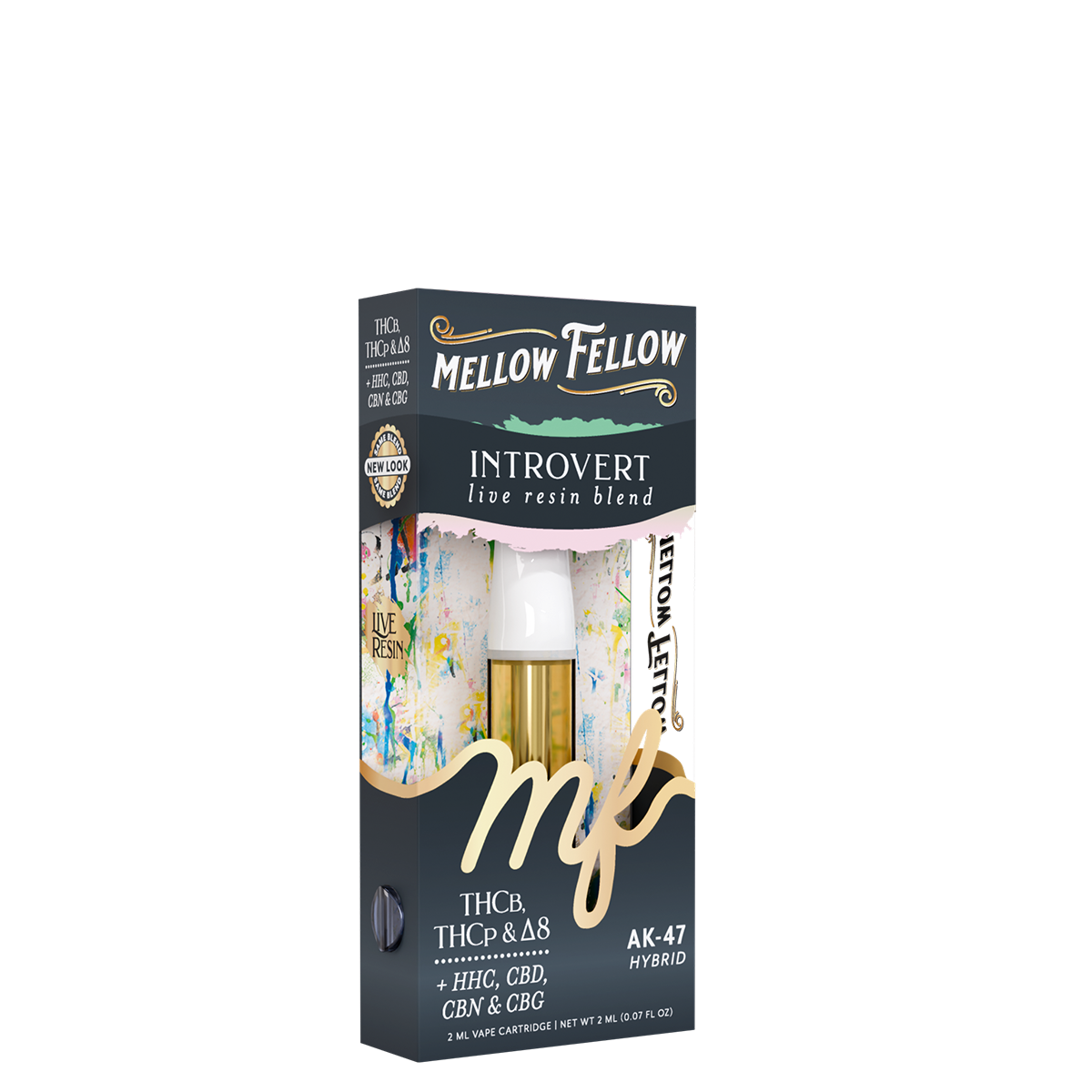 Mellow Fellow - Cartridge - 2ML - Live Resin - Introvert Blend - AK47