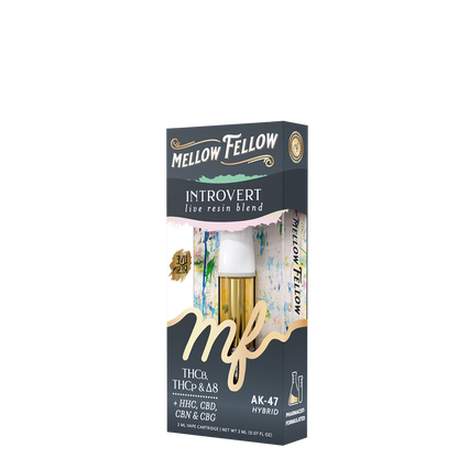 Mellow Fellow - Cartridge - 2ML - Live Resin - Introvert Blend - AK47