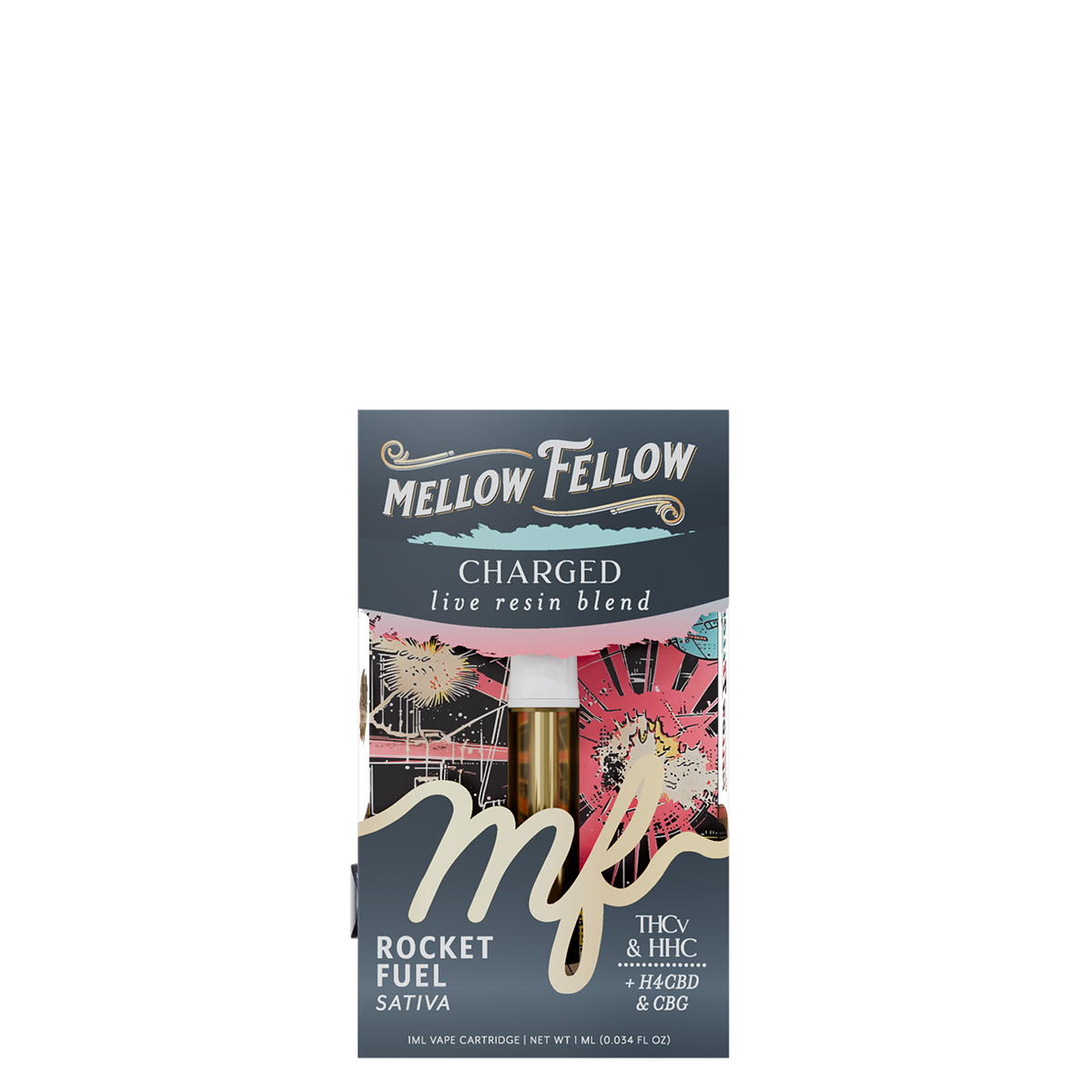 Mellow Fellow Live Resin Vape Cartridge 1ml