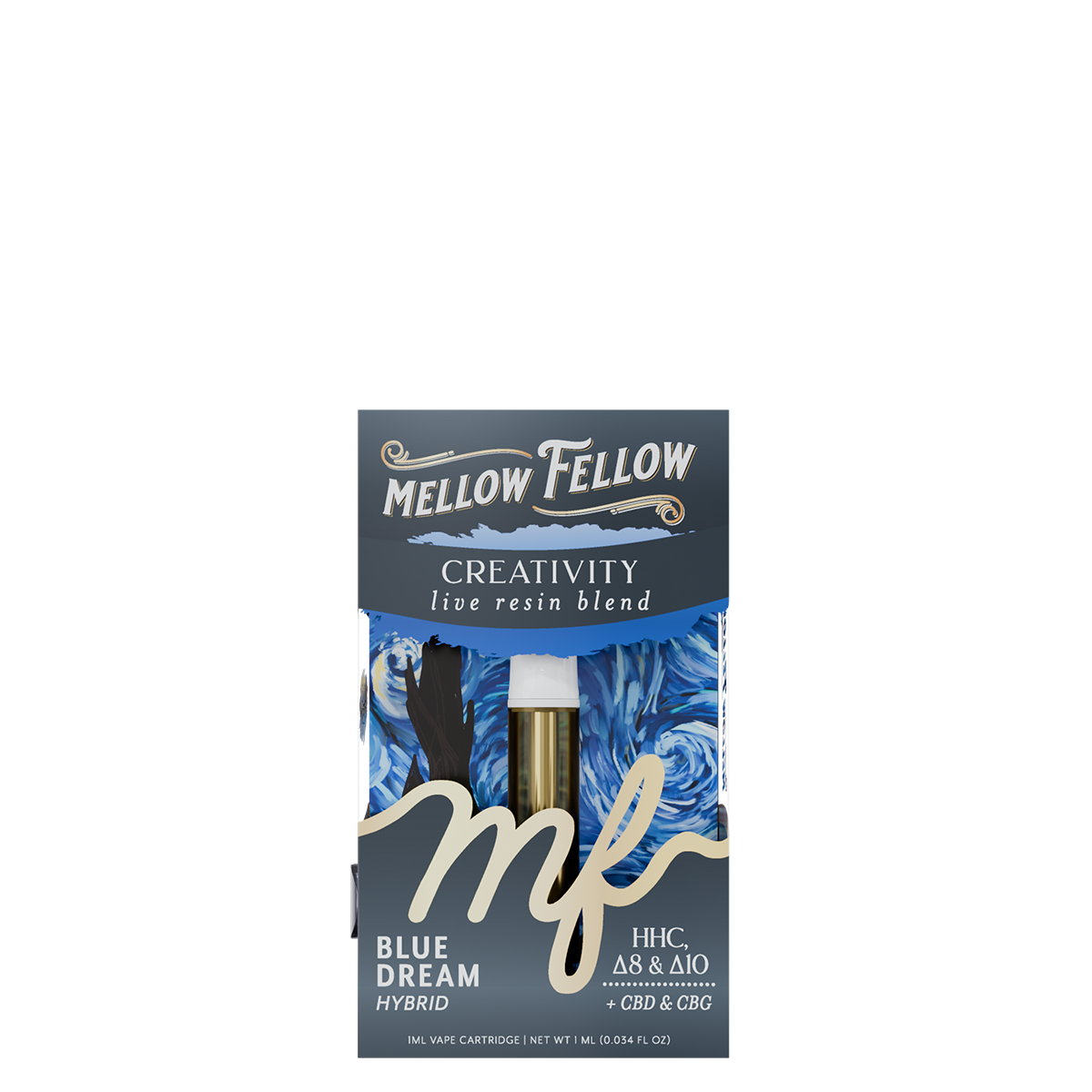 Mellow Fellow Live Resin Vape Cartridge 1ml