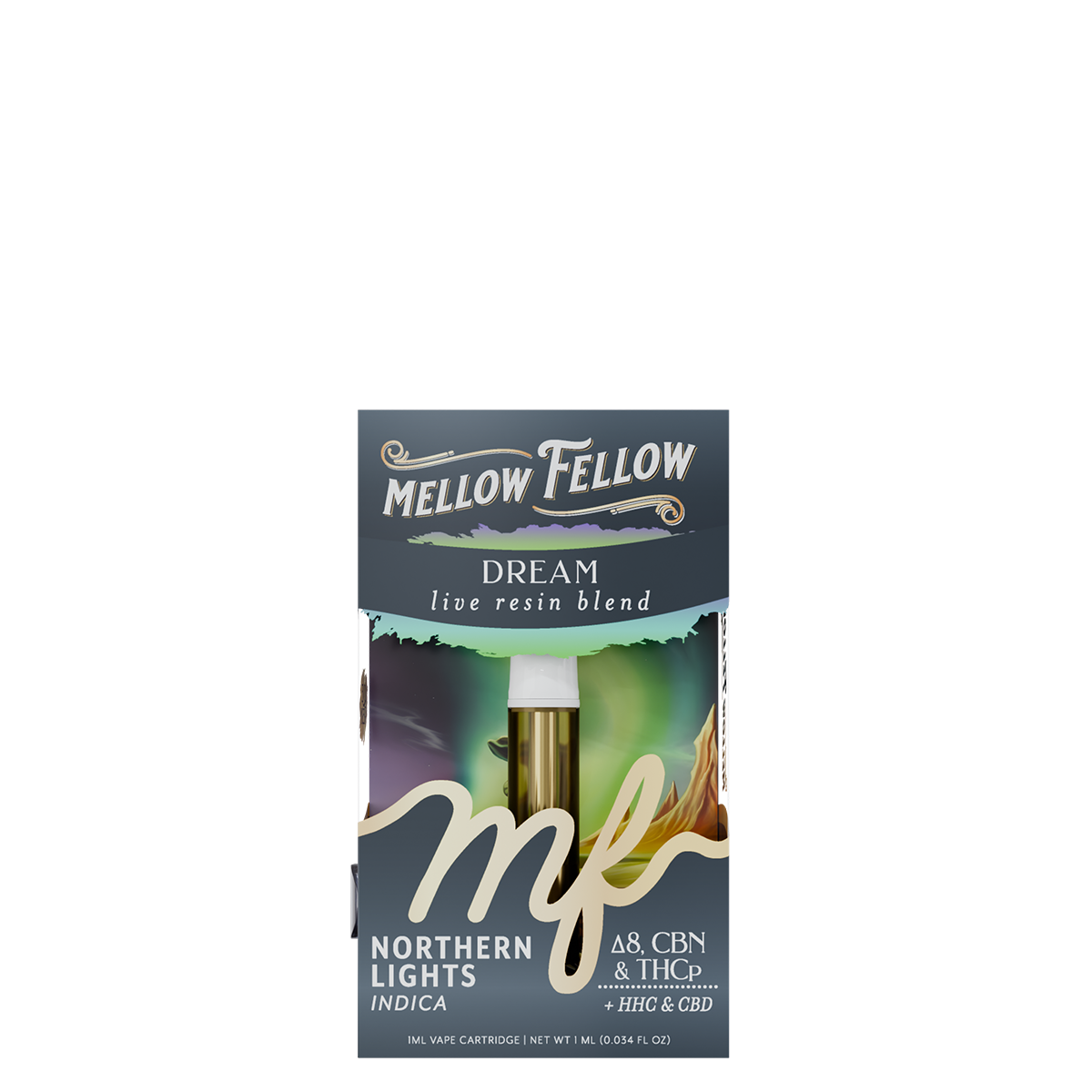 Mellow Fellow Live Resin Vape Cartridge 1ml
