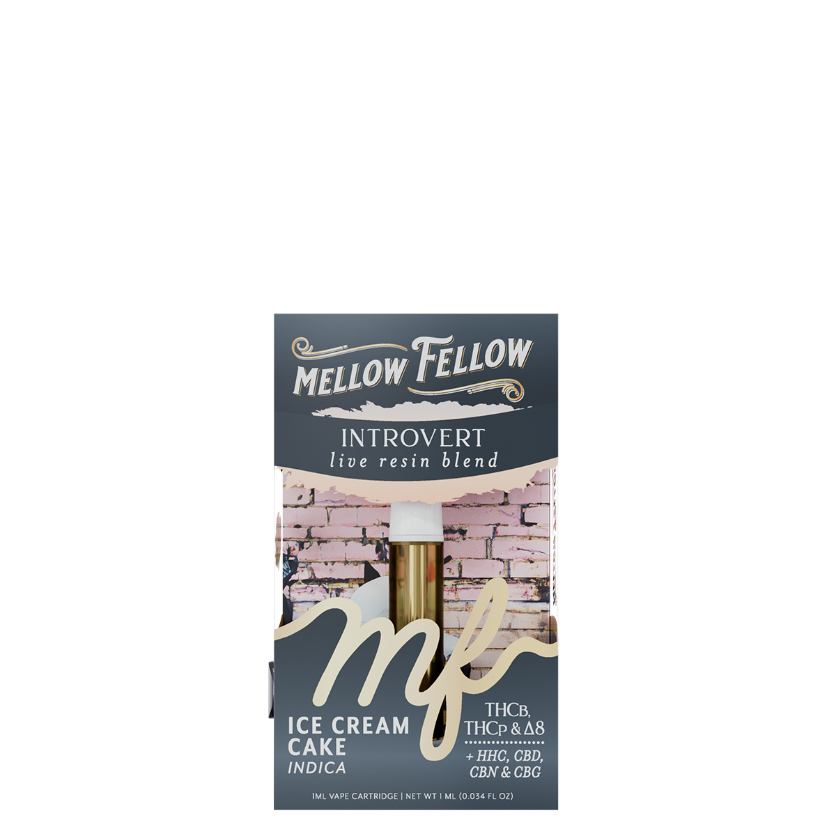 Mellow Fellow Live Resin Vape Cartridge 1ml