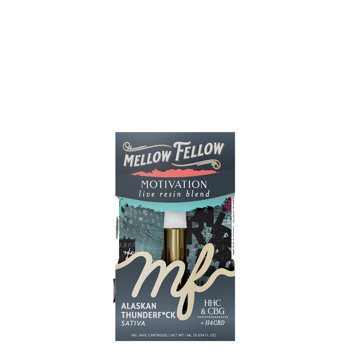 Mellow Fellow Live Resin Vape Cartridge 1ml