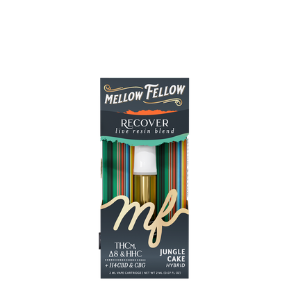 Mellow Fellow Live Resin Recover Blend 2ML Cartridge Jungle Cake