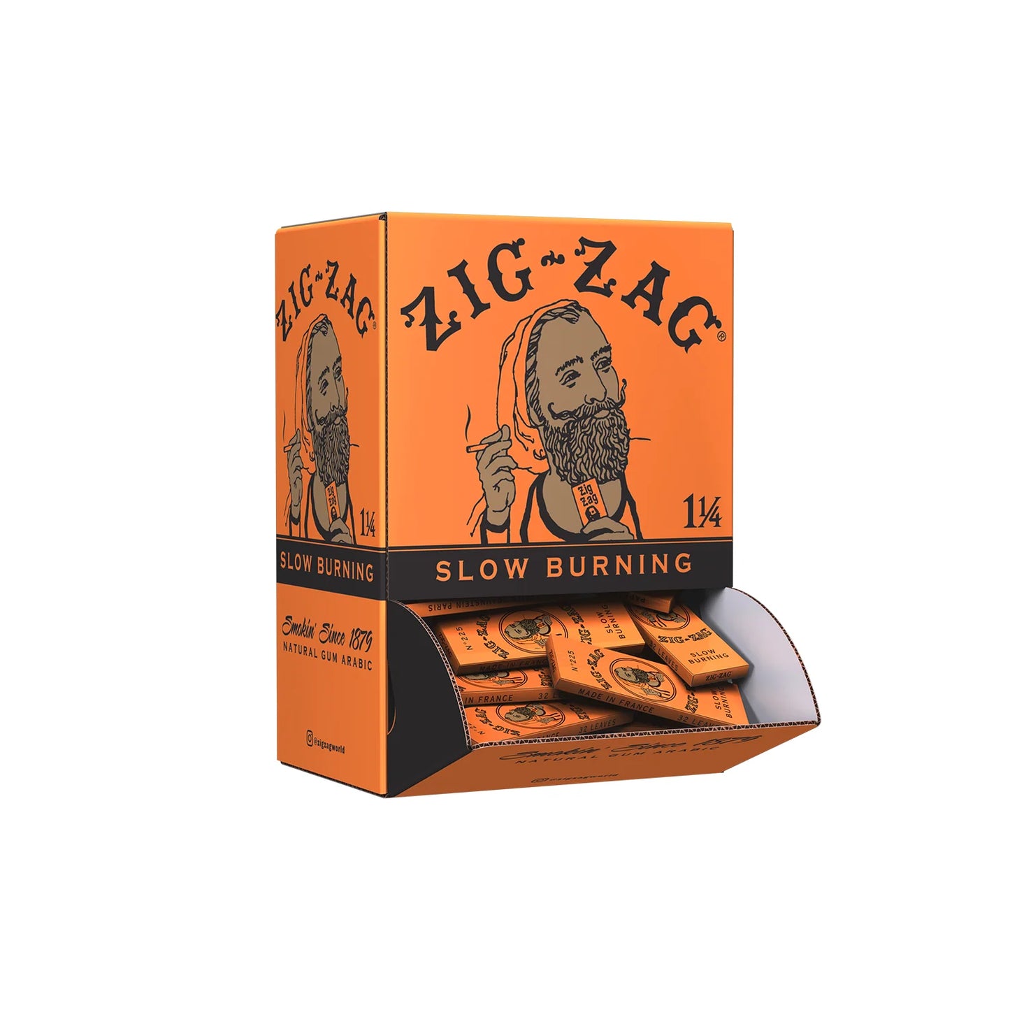 Zig Zag Rolling Paper 1 1/4 Size French Orange