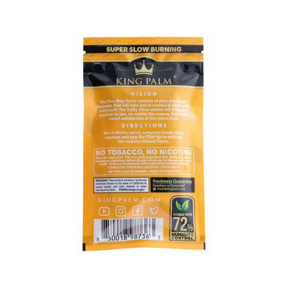 King Palm Mini Size Flavored Real Leaf Rolls - Pack of 5