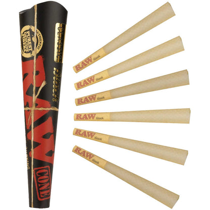 RAW Black 1 1/4 Cones - 6-Pack