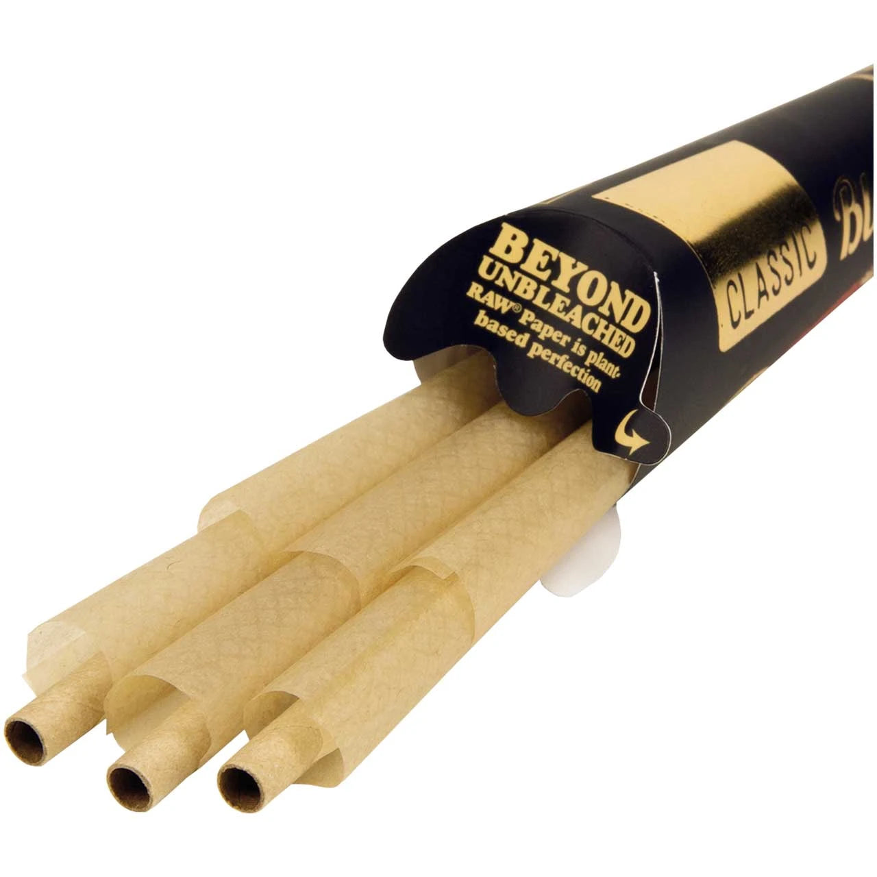 RAW Black 1 1/4 Cones - 6-Pack