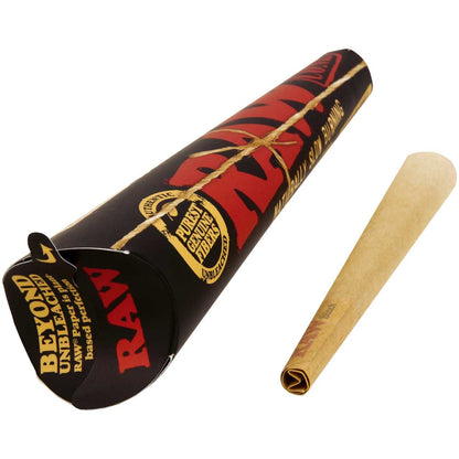 RAW Black 1 1/4 Cones - 6-Pack