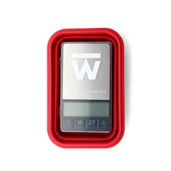 Truweigh CRIMSON Collapsible Bowl Scale 1000g x 0.1g