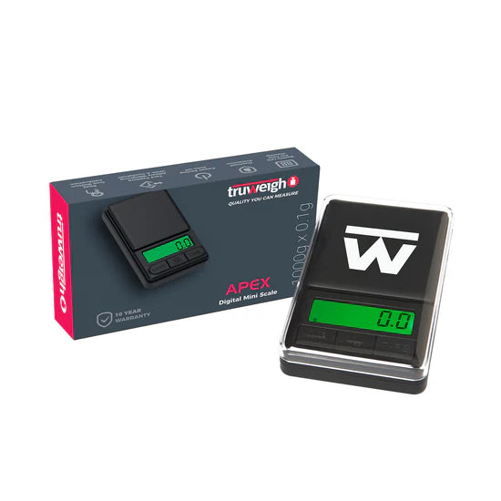 Truweigh APEX Digital Mini Scale - 1000g x 0.1g