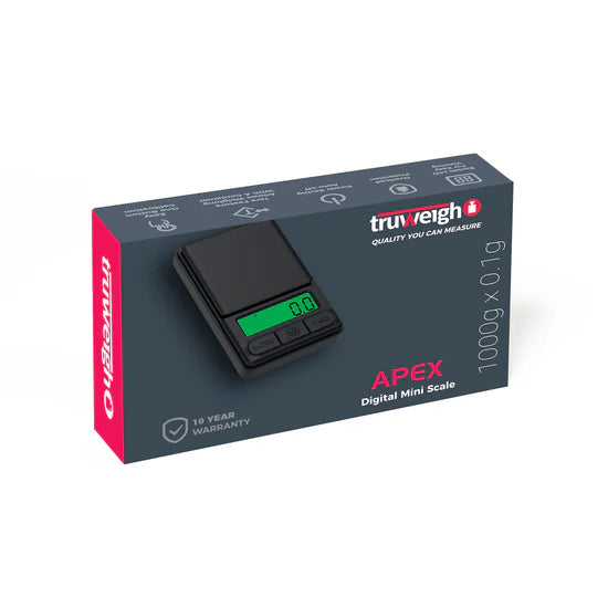 Truweigh APEX Digital Mini Scale - 1000g x 0.1g