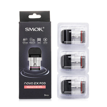 SMOK NOVO 2X 2ML Refillable Replacement Pod - Pack of 3