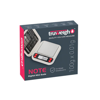 Truweigh NOTE Digital Mini Scale 100g x 0.01g