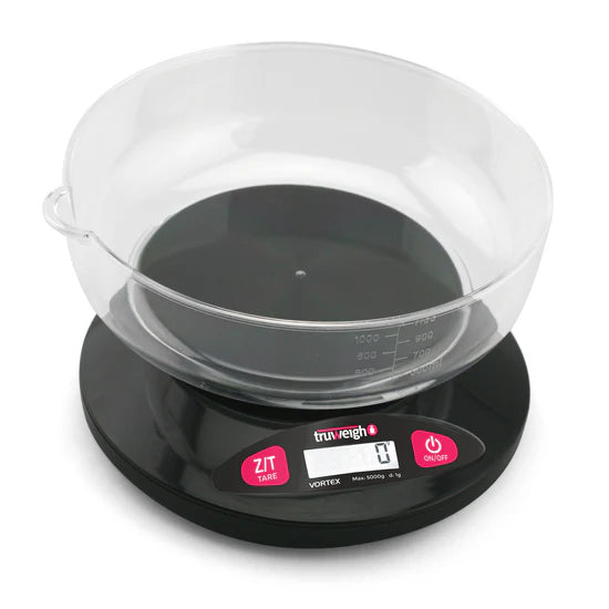 Truweigh VORTEX Digital Bowl Scale 5000g x 1g