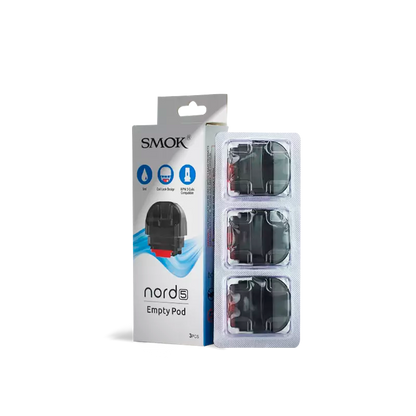 SMOK Nord 5 5ML Empty Refillable Replacement Pod - Pack of 3