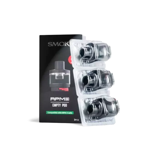 SMOK RPM 5 6.5ML Empty Refillable Replacement Pod - Pack of 3
