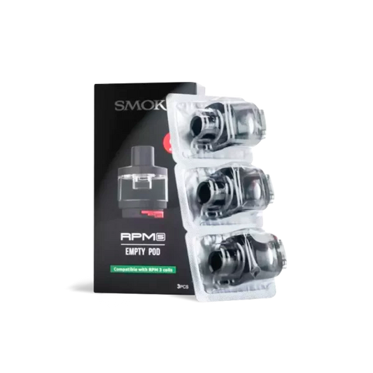 SMOK RPM 5 6.5ML Empty Refillable Replacement Pod - Pack of 3
