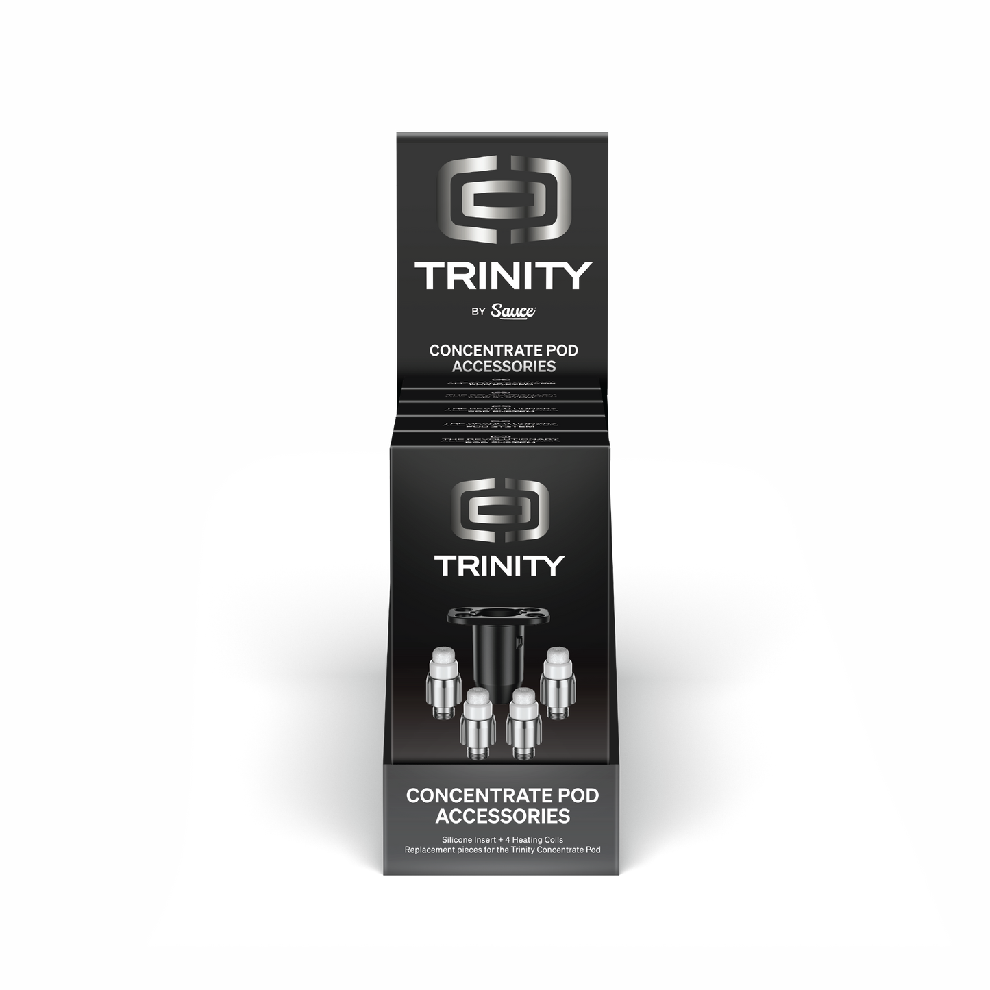 Trinity Concentrate Pod Accessories 4pc Coils + Silicone Insert