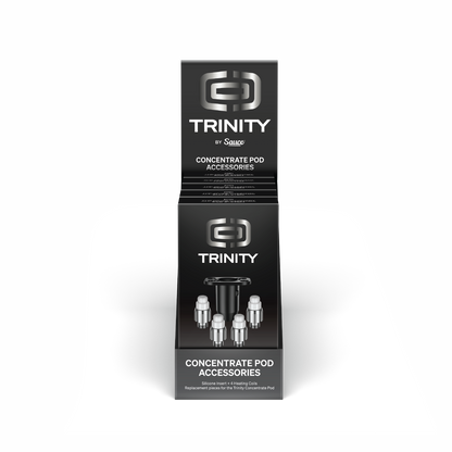 Trinity Concentrate Pod Accessories 4pc Coils + Silicone Insert