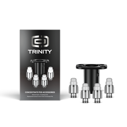 Trinity Concentrate Pod Accessories 4pc Coils + Silicone Insert