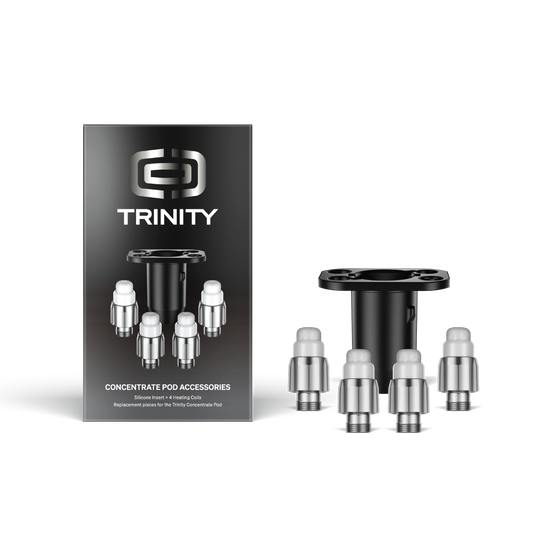 Trinity Concentrate Pod Accessories 4pc Coils + Silicone Insert