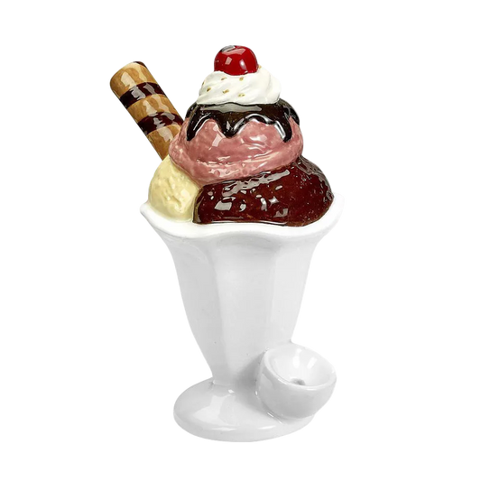Ice Cream Sundae Ceramic Pipe