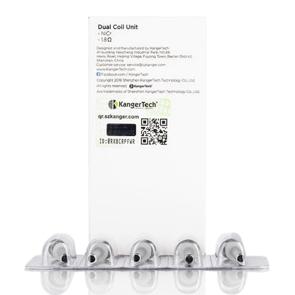Kangertech Upgraded Dual coils 5 Pack