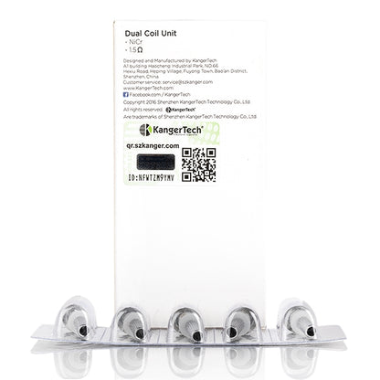 Kangertech Upgraded Dual coils 5 Pack