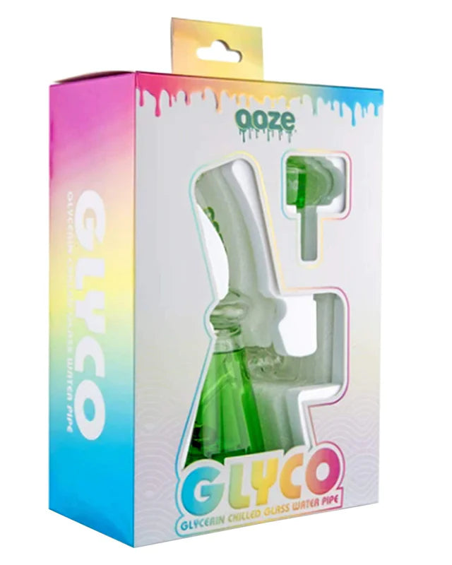 Ooze Glyco Glycerin Chilled Glass Water Pipe - 6.5 Inches