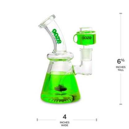 Ooze Glyco Glycerin Chilled Glass Water Pipe - 6.5 Inches
