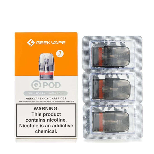 GeekVape Q 2ML Refillable Replacement Pod - Pack of 3